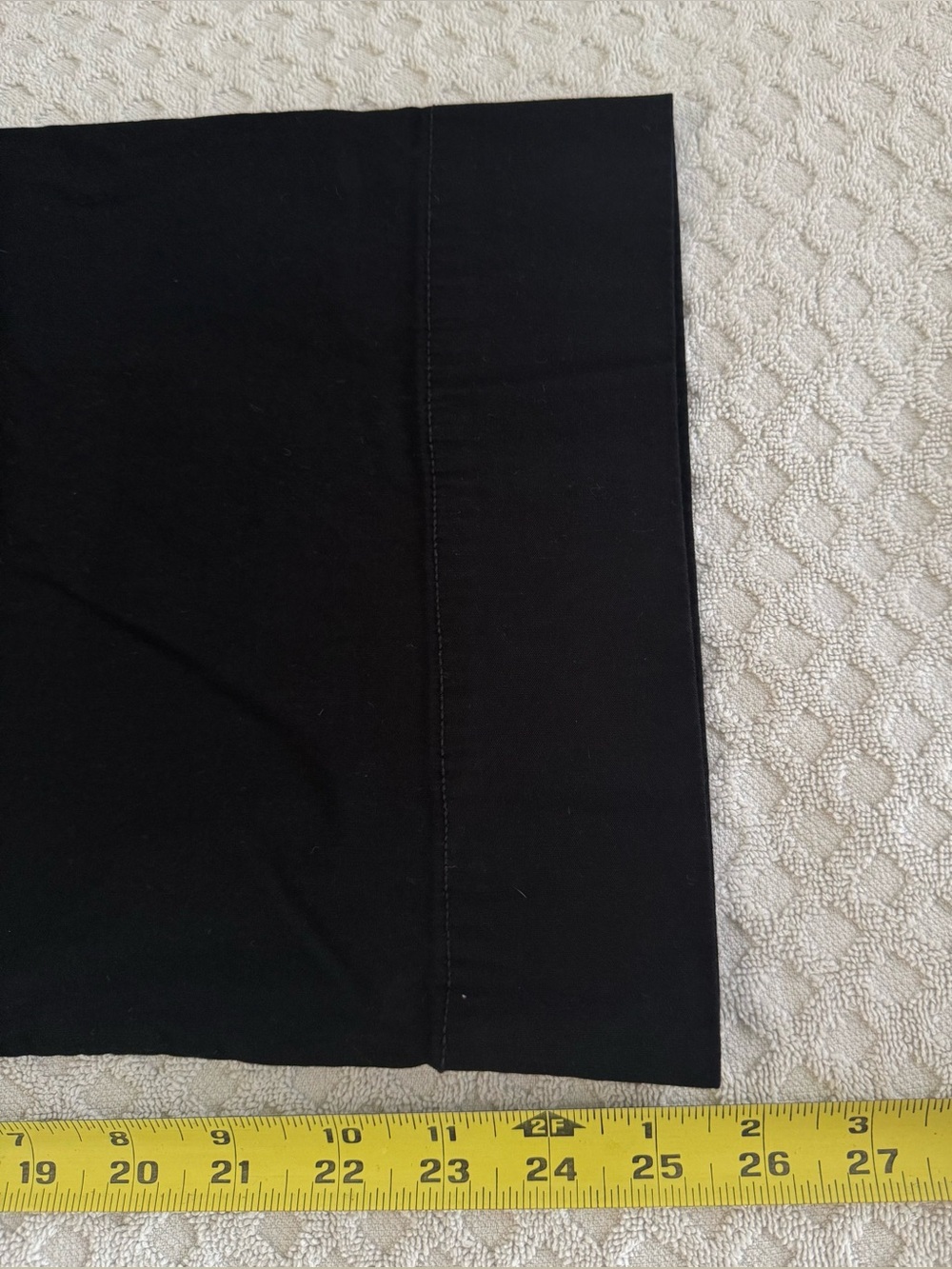 Maeve Anthropologie Colette Cropped Wide Leg Pant Black Magic Fabric Linen 28 - Picture 12 of 14